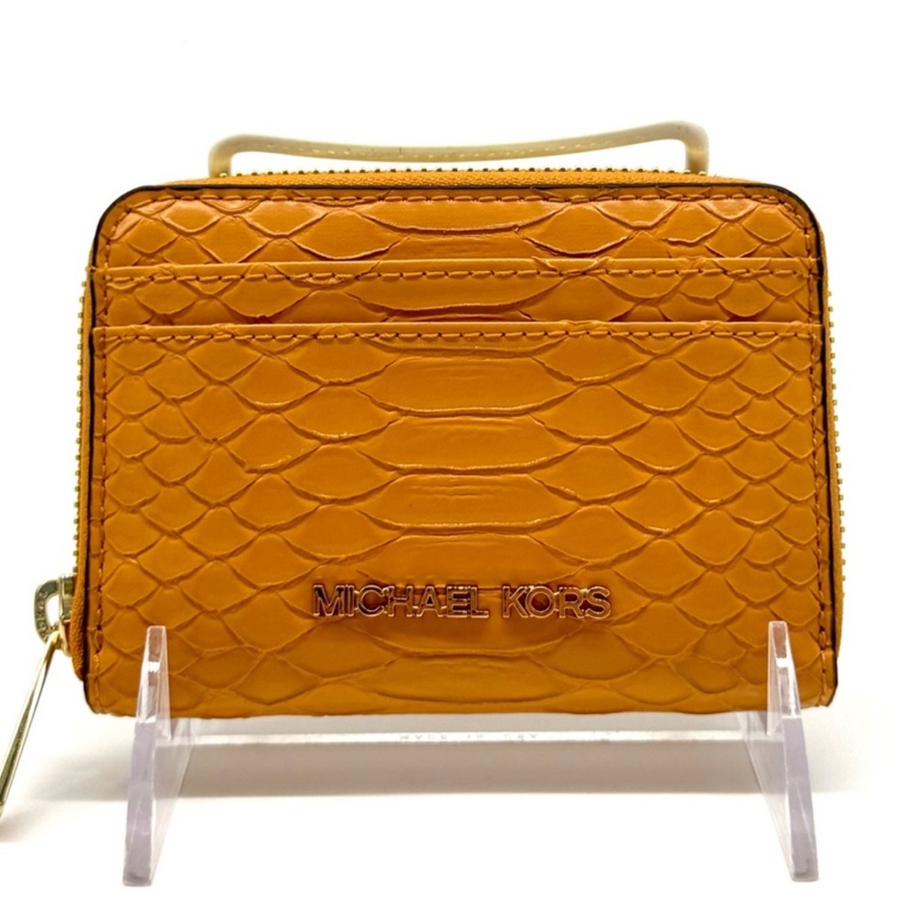 Michael Kors Medium ZA Card Case Wallet Cider